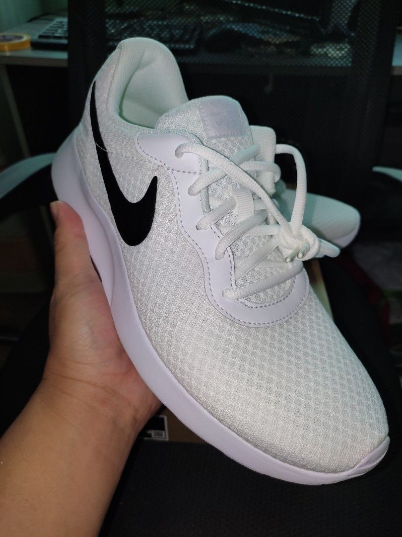 Nike Tanjun White Black Swoosh Men s Fashion Footwear