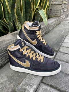 Nike vandal high supreme black gold best sale