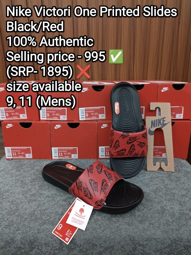 Custom nike slides hotsell mens