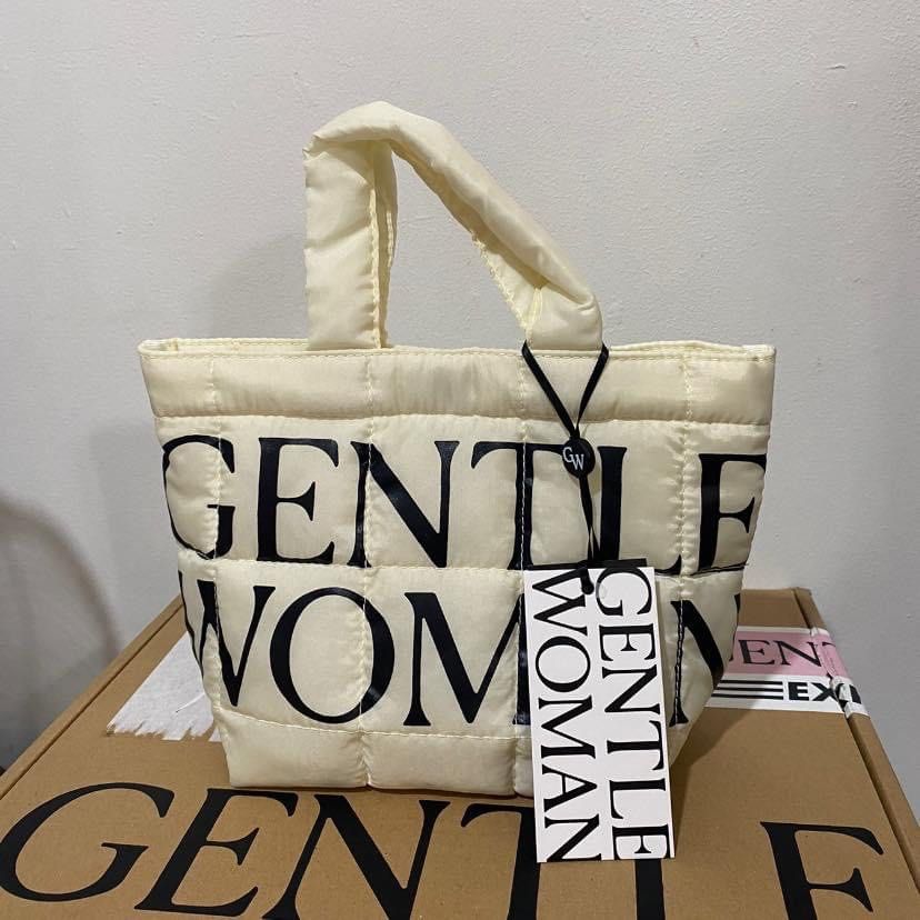 ON HAND Original Gentle Woman Small Puffer Tote, Women's Fashion, Bags ...