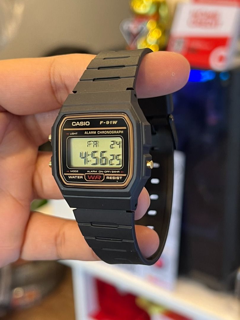 Casio f91wg best sale