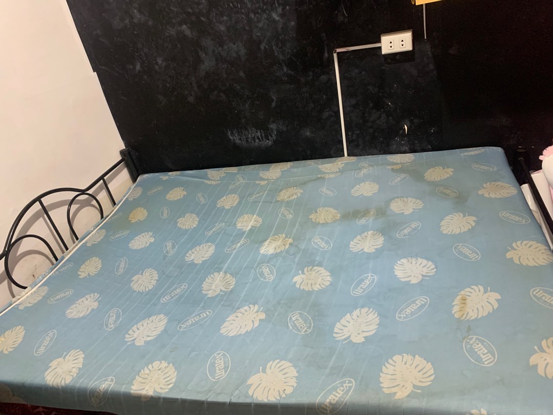 Original Uratex & Bed frame on Carousell