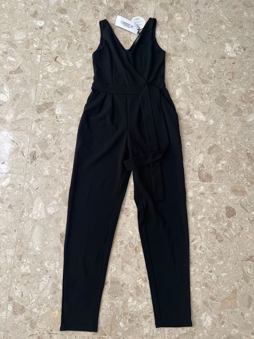 Outrageous fortune tie waist jumpsuit online