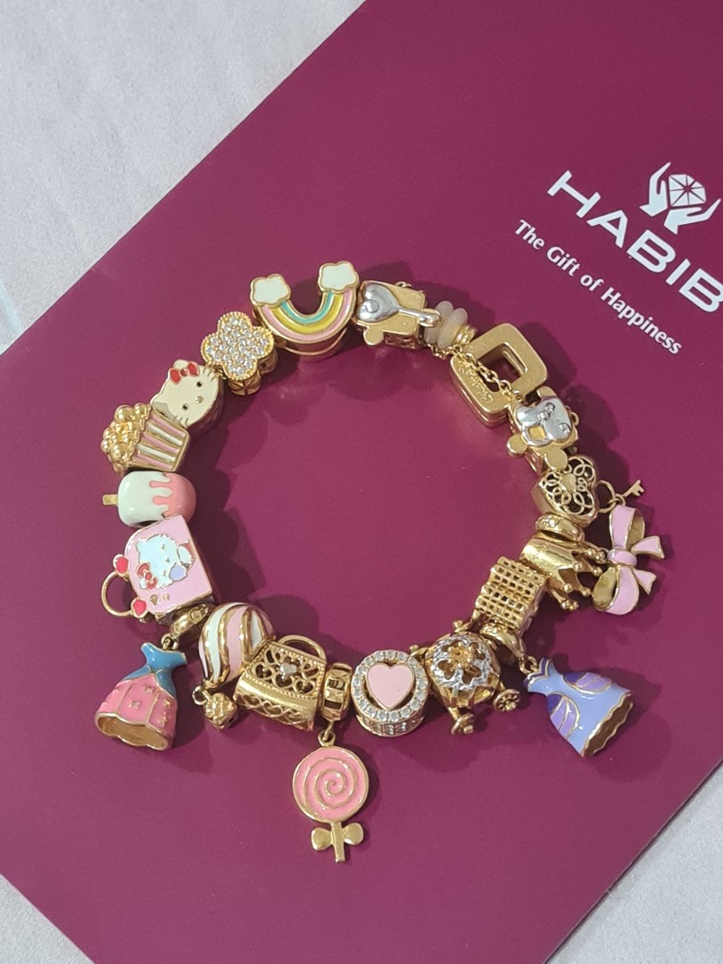 Habib pandora clearance gold