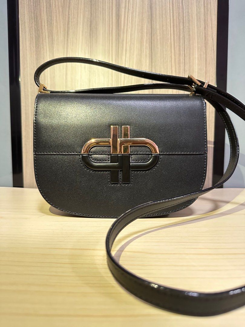 Black PEDRO Icon Leather Shoulder Bag | PEDRO