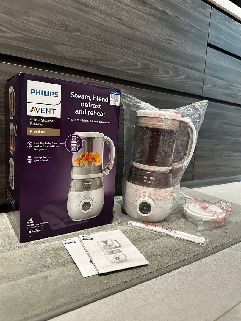 Philips Avent 4 in 1 Food Processor Steamer Blender, TV & Home