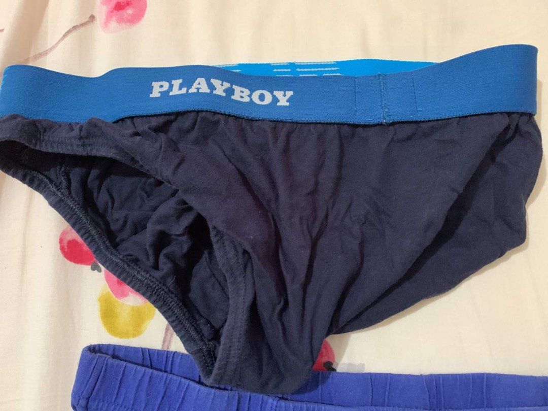 PlayBoy underwear tanga brief Size L, Men's Fashion, Bottoms, New Underwear  on Carousell