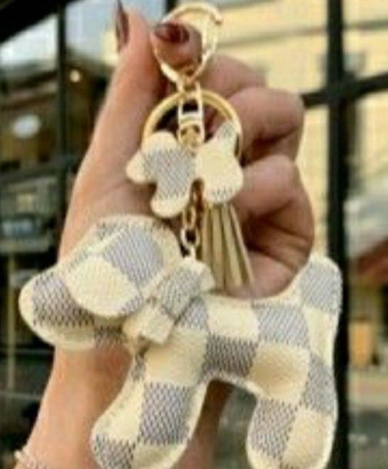 Cute store monogram keychains