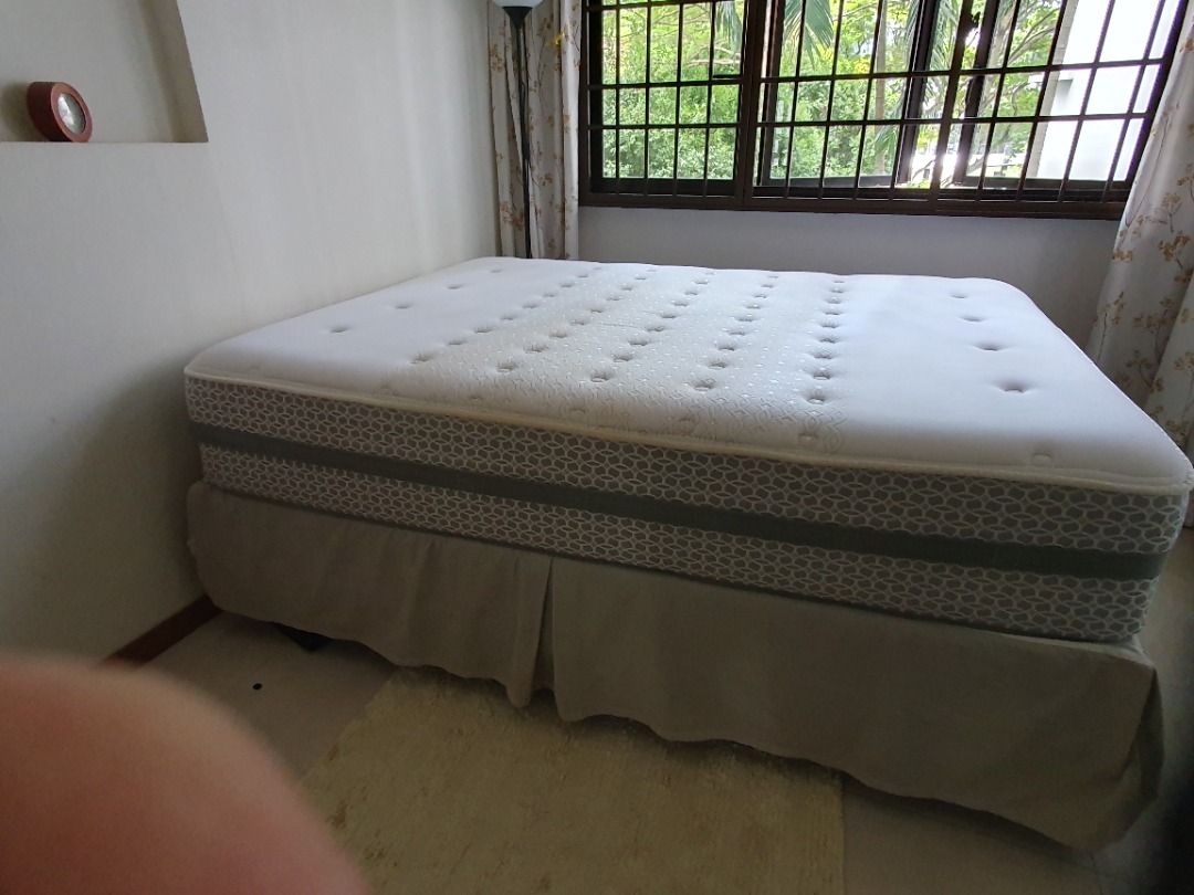 Posturepedic Bed - Queen Size, Furniture & Home Living, Furniture, Bed ...