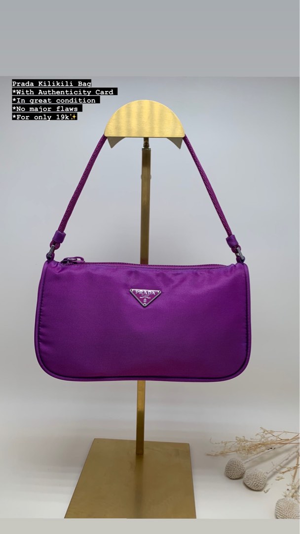 Prada Violet Nylon Bag