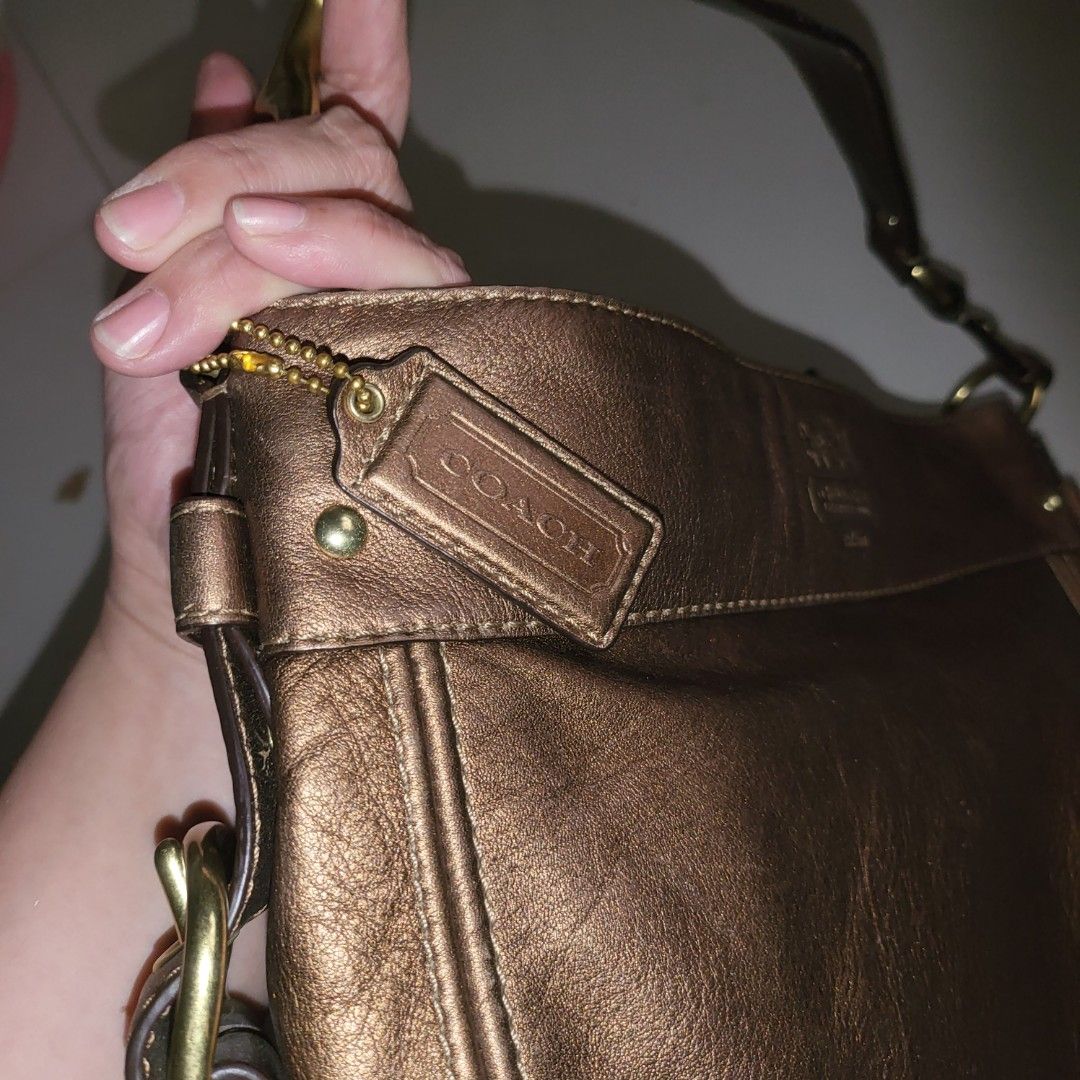 Coach bronze bag clearance