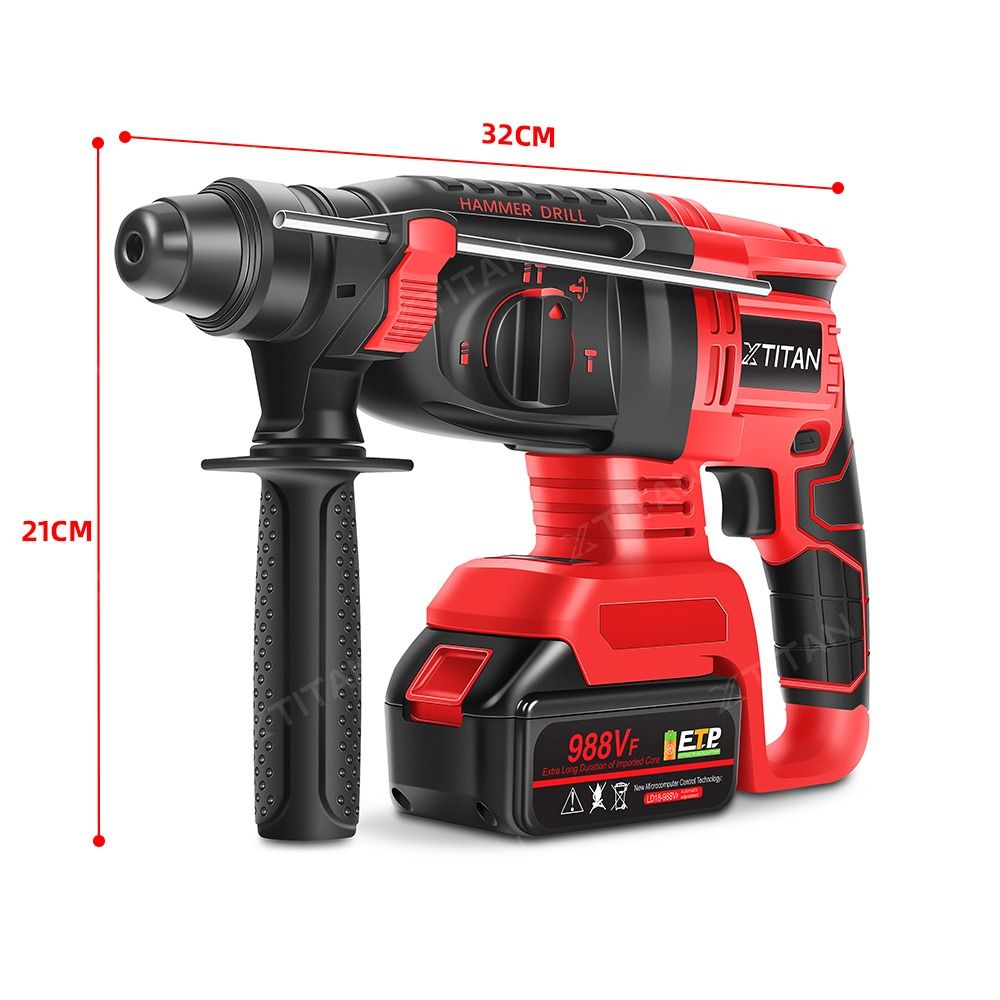 Portable online hammer drill