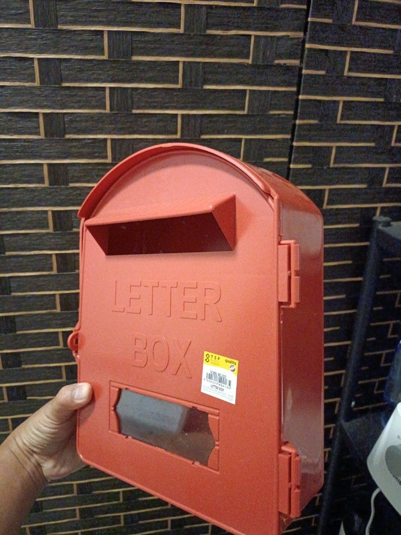 PVC Post Letter Box/ Mail Box/ Peti Surat, Furniture & Home Living