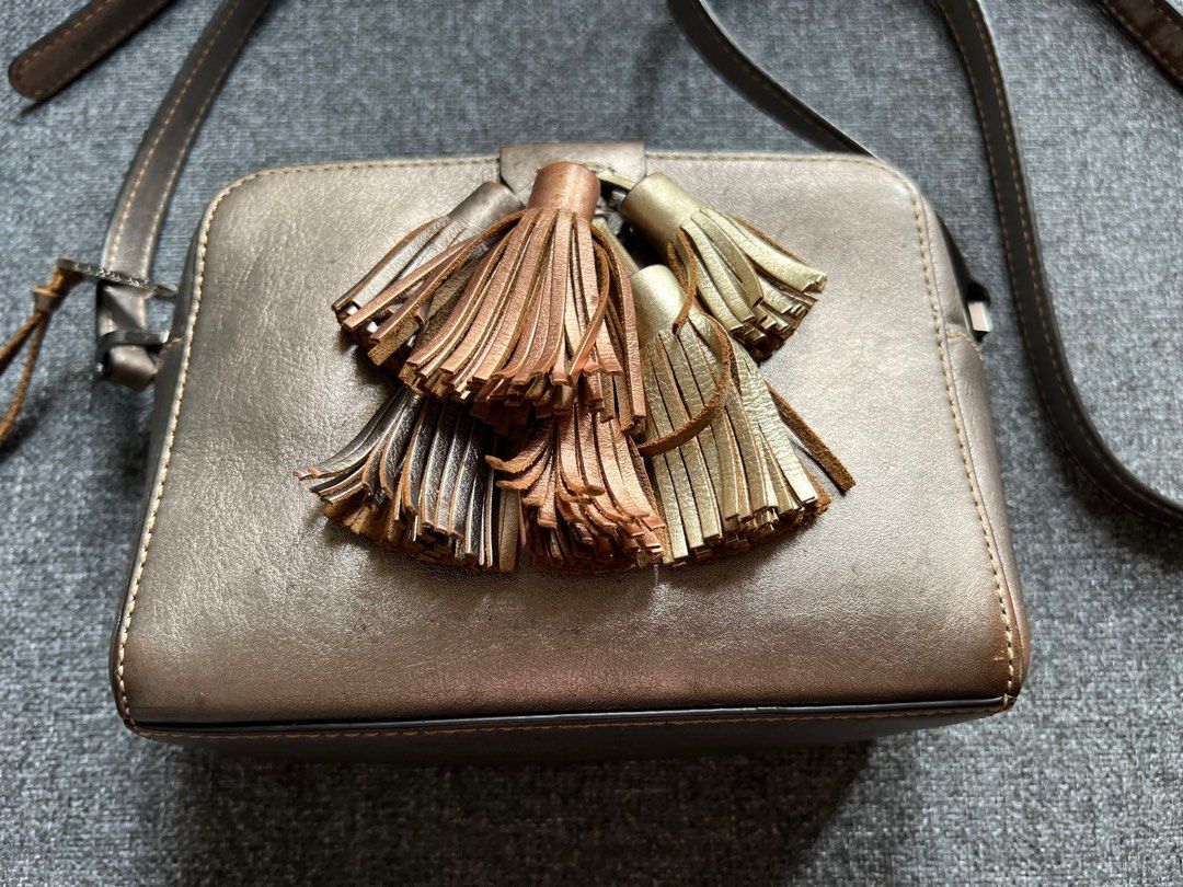 Rebecca minkoff metallic crossbody hotsell