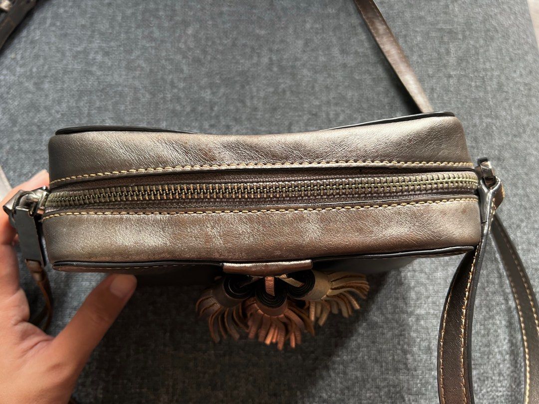 Rebecca minkoff metallic deals crossbody