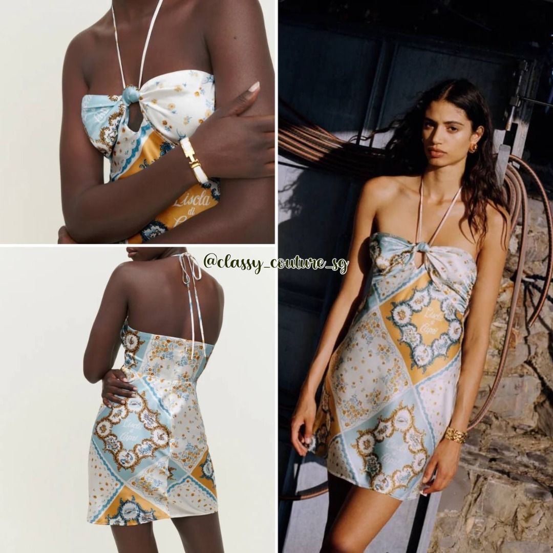 sorrentine silk dress Reformation Sorrentine Silk Mini Dress, Women's Fashion, Dresses & Sets,  Dresses on Carousell