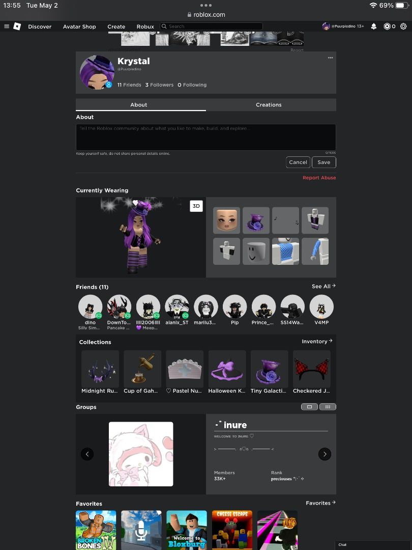 Roblox account for sale, Video Gaming, Gaming Accessories, InGame Products on Carousell