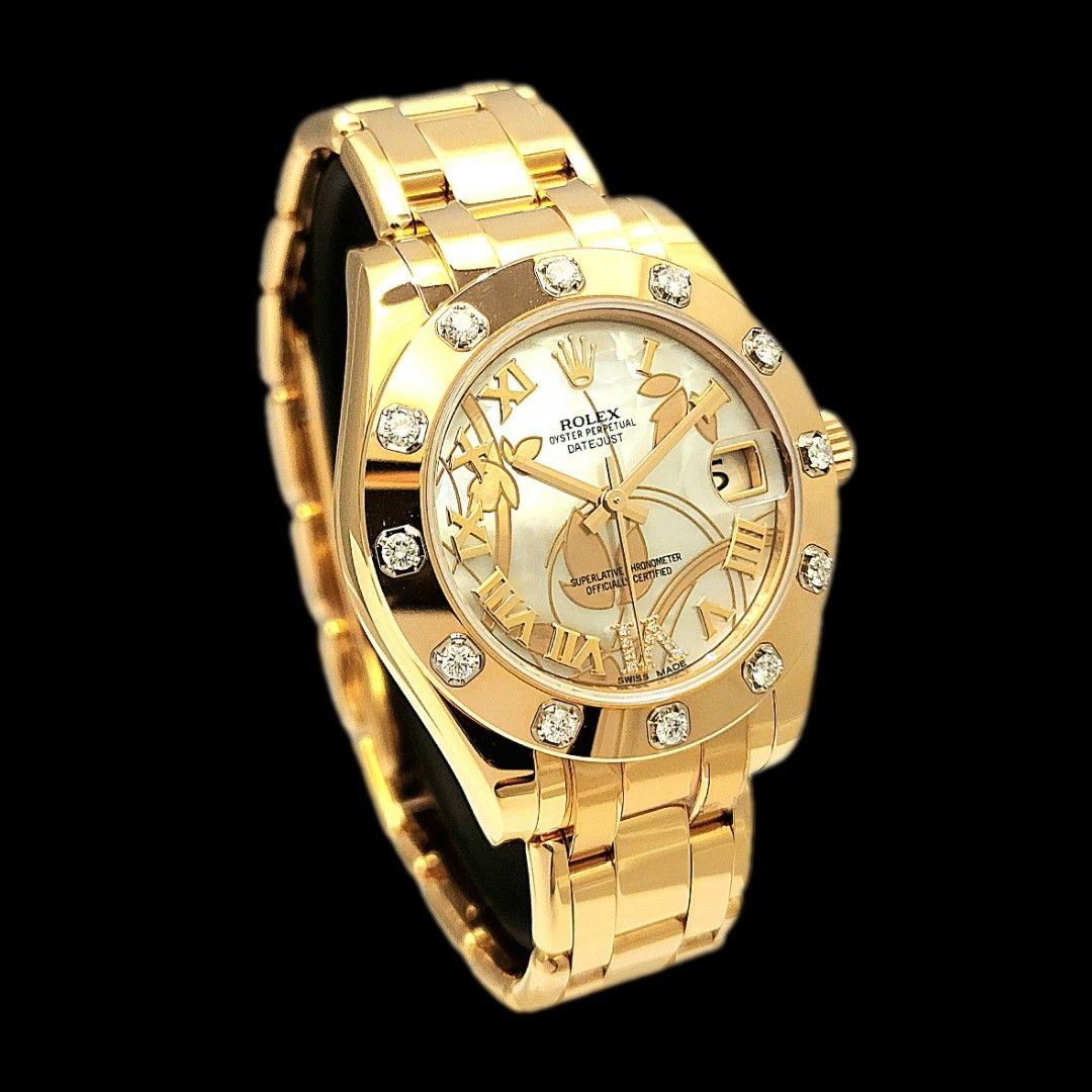 Rolex Oyster Perpetual Datejust 34mm Pearl Master in 18K Everose