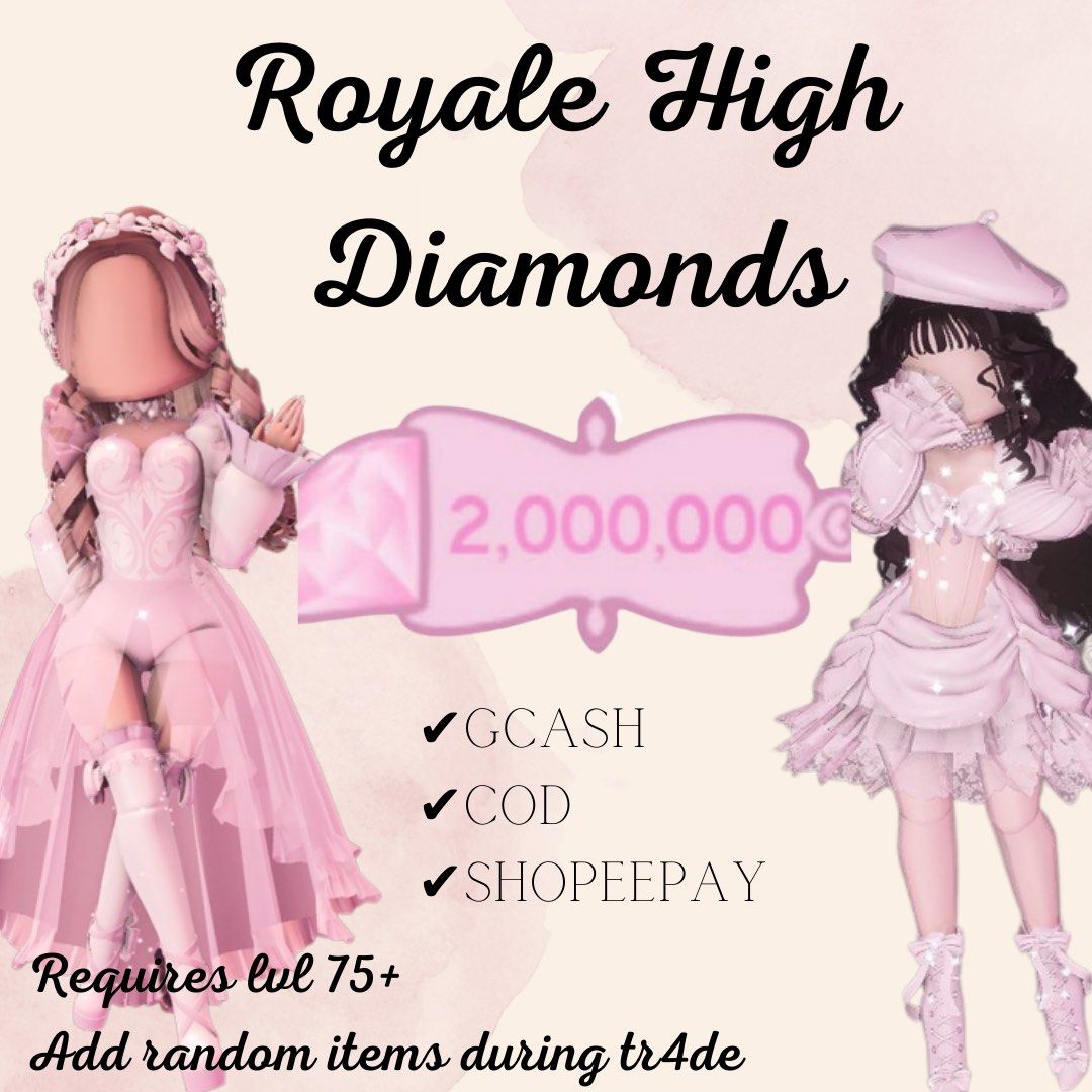 Royale High Diamonds [110 100k ratio] on Carousell