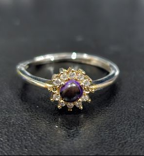 S925 Sugilite Stone Ring