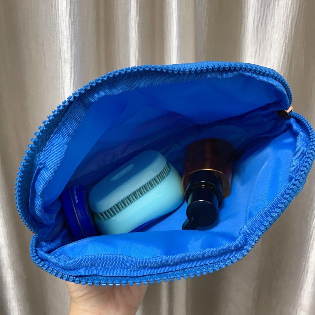 Sephora Blue Cosmetics Pouch, Women's Fashion, Bags & Wallets, Purses