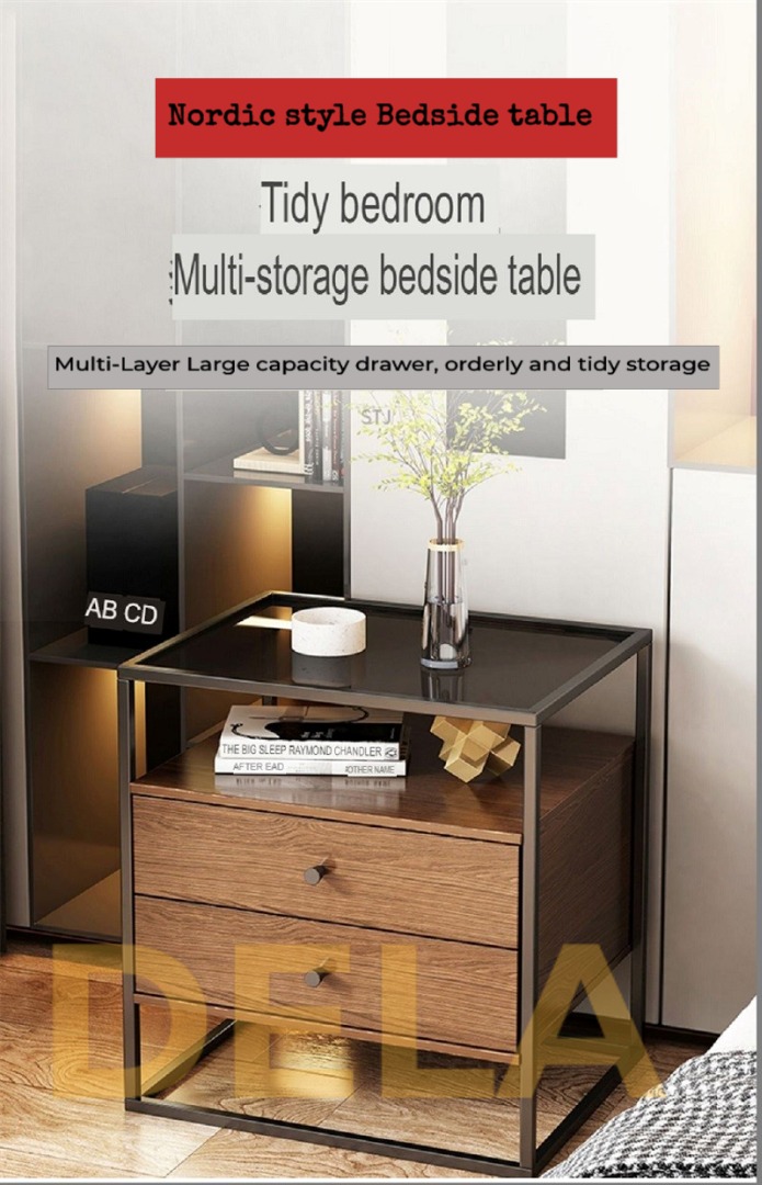 Nordic style online bedside table