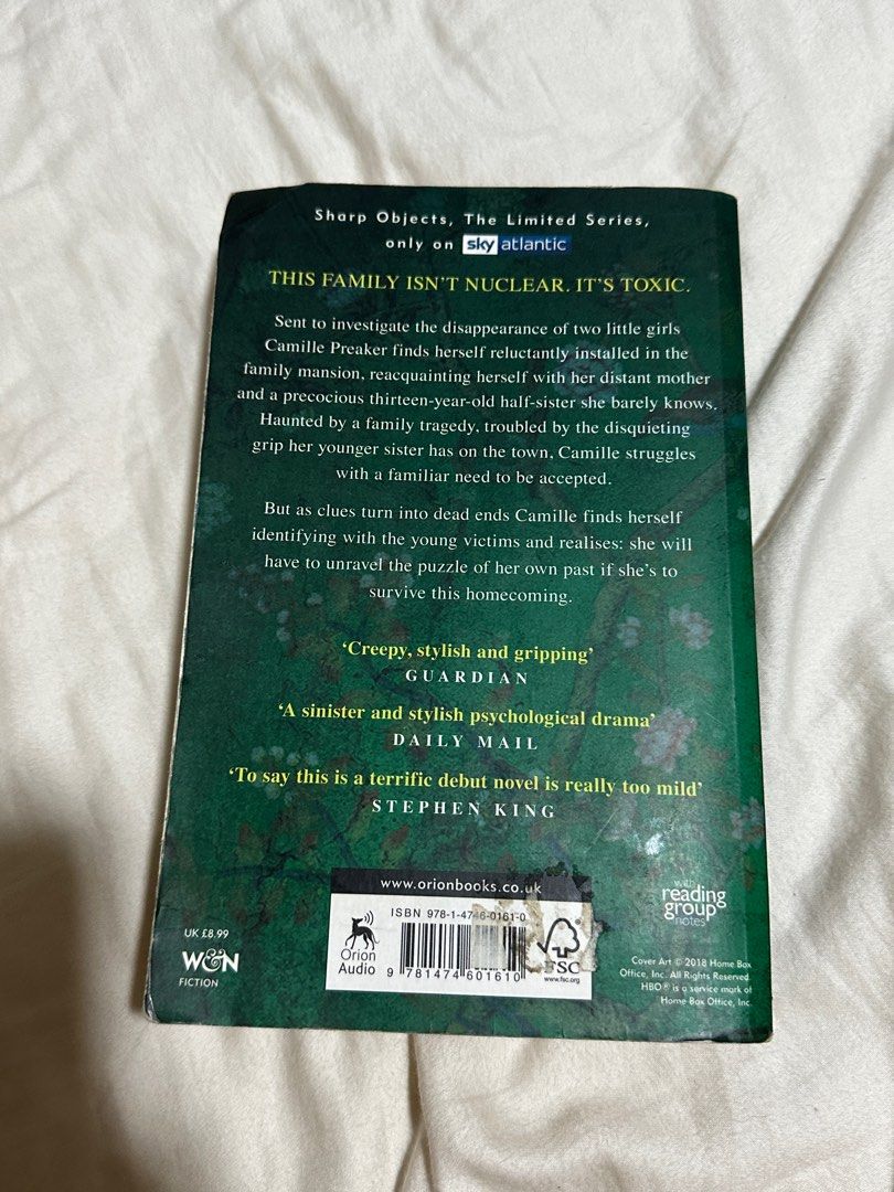 Sharp Objects Book on Carousell