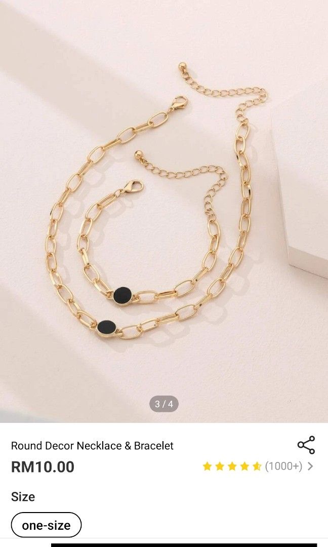 Single Imitation Pearl Pendant Gold-Color Women'S Collarbone Chain Necklace  | SHEIN