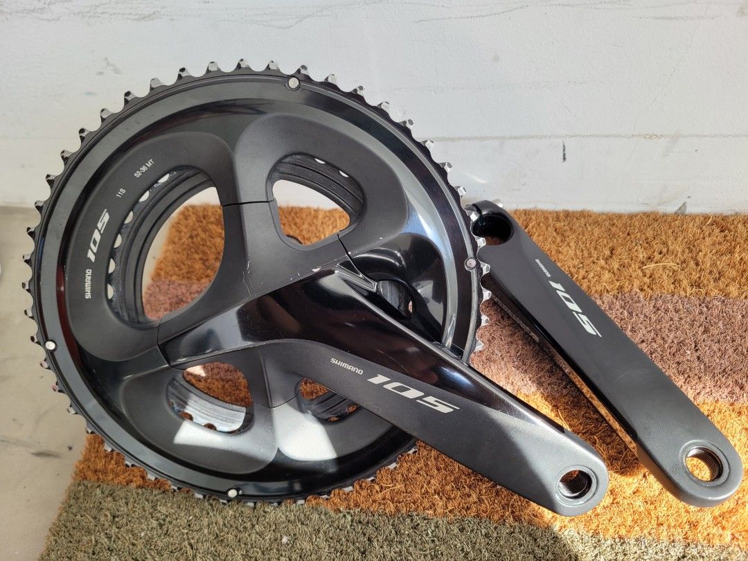 Shimano 105 crankset with powermeter, Sports Equipment, Bicycles