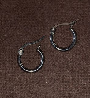 Silver Hoop Earrings (non-tarnish)