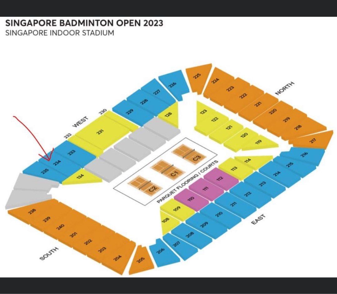 Singapore Badminton Open 2023 Final Tickets, Tickets & Vouchers, Event
