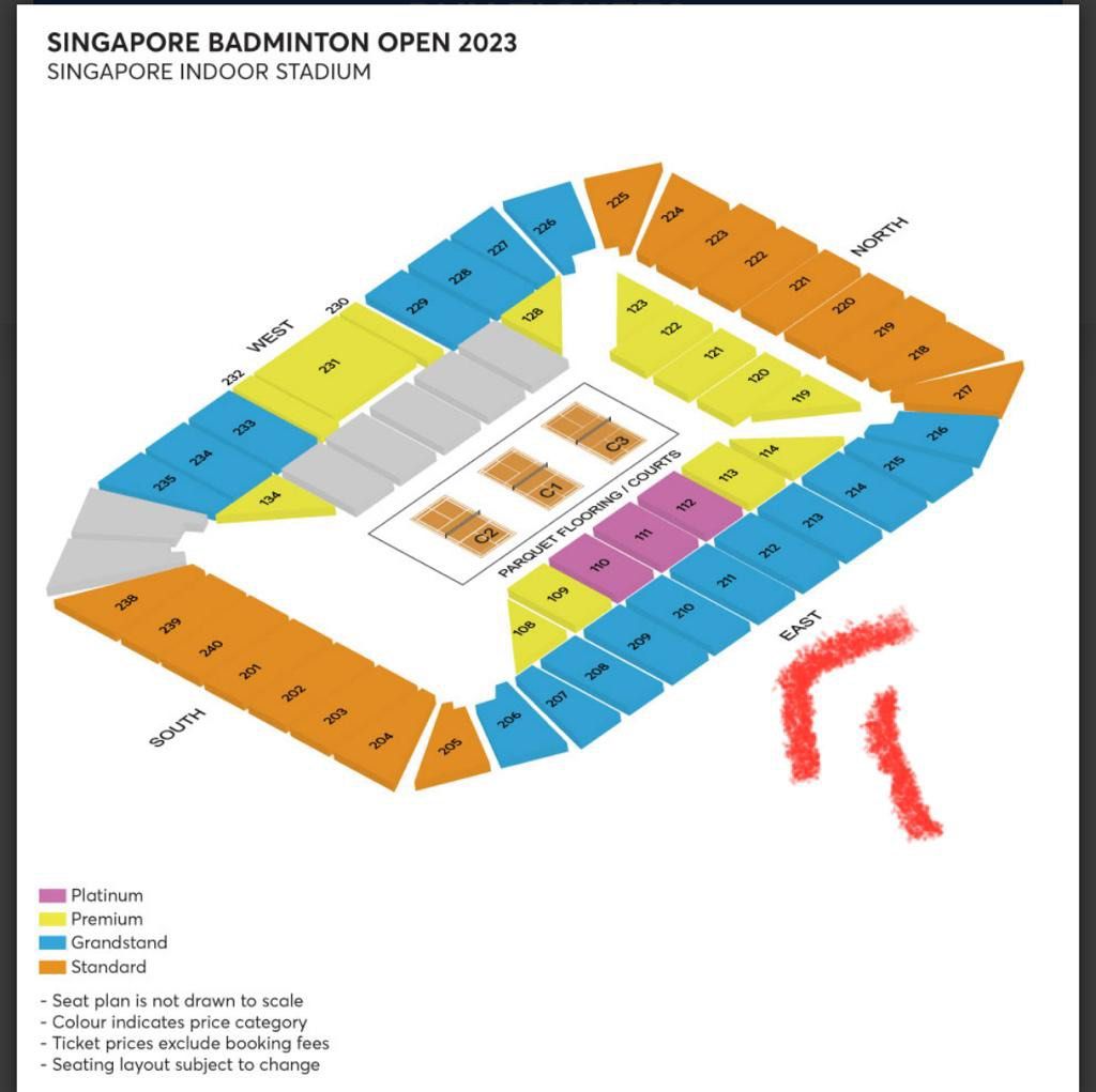 Singapore Badminton Open 2023 FINALS, Tickets & Vouchers, Event Tickets on Carousell