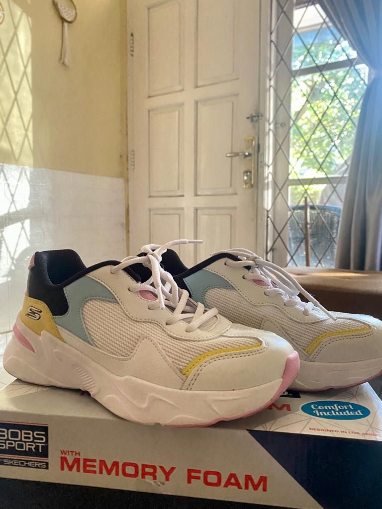 Skechers Bamina Dusty Cosmos Fesyen Wanita Sepatu di Carousell