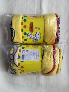 Snoopy 70th anniversary blanket with freebie