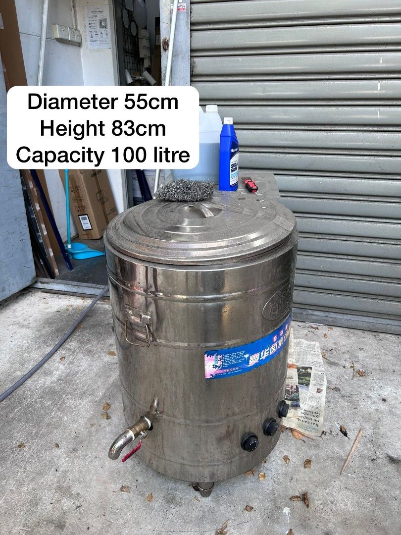 Soup boiler 100l, Furniture u0026 Home Living, Kitchenware u0026 Tableware, Other  Kitchenware u0026 Tableware on Carousell