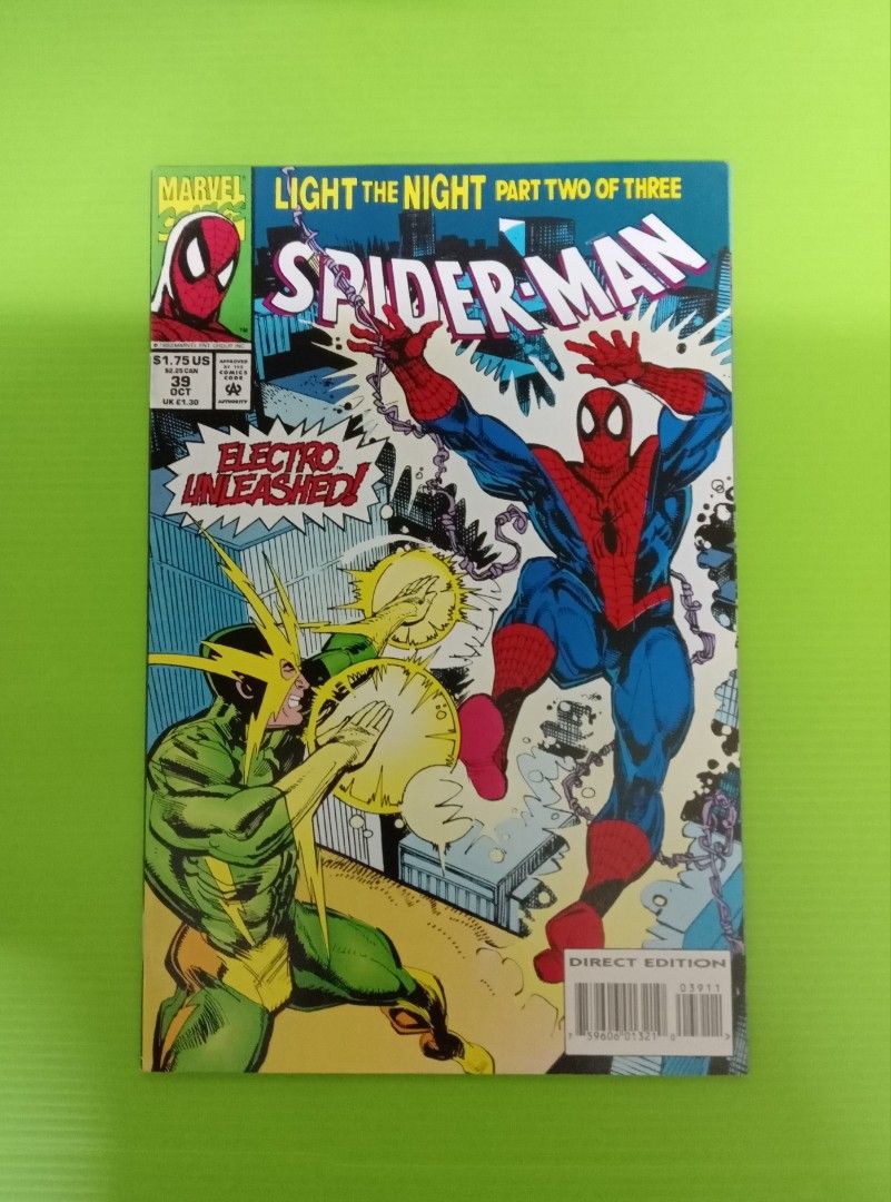 Spider-Man - #39 - Light The Night Part 2 of 3 - October 1993