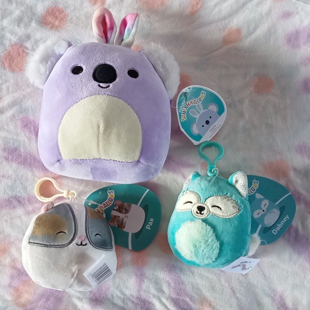Squishmallows keychain Clipons, Hobbies & Toys, Toys & Games on Carousell