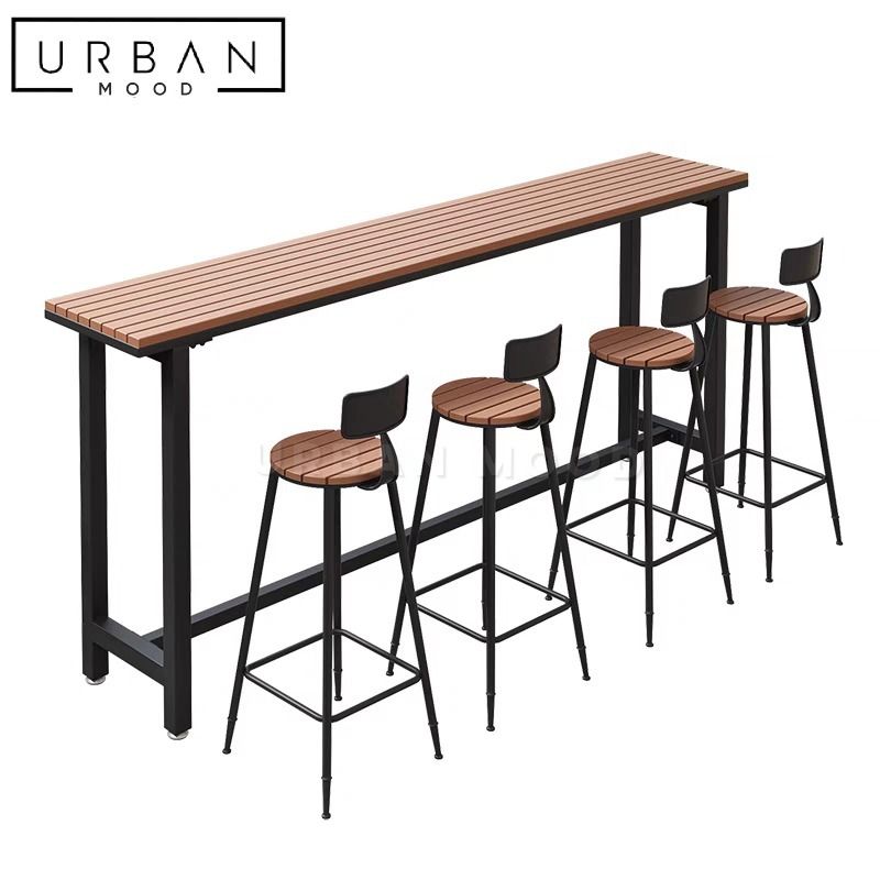 STONY Modern Outdoor Bar Table & Chairs, Furniture & Home Living