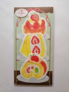 日本古川紙工StrawberryBuffetMiniLetterSet/便箋連封筒套裝