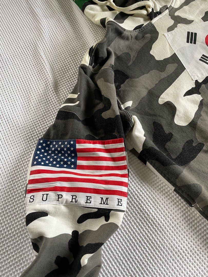 Supreme flag jacket deals