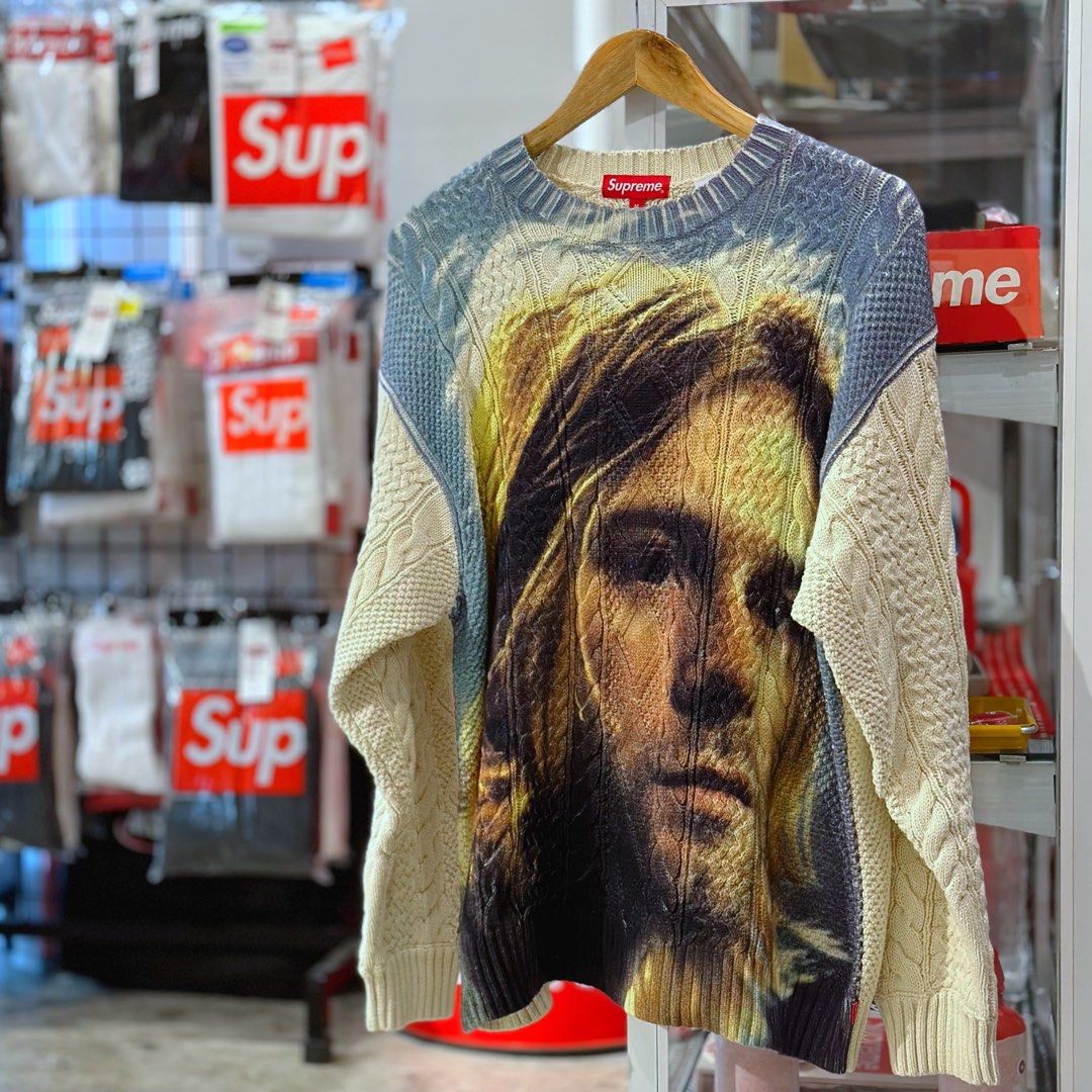 SALE／83%OFF】 Supreme Kurt Cobain Sweater White XL 
