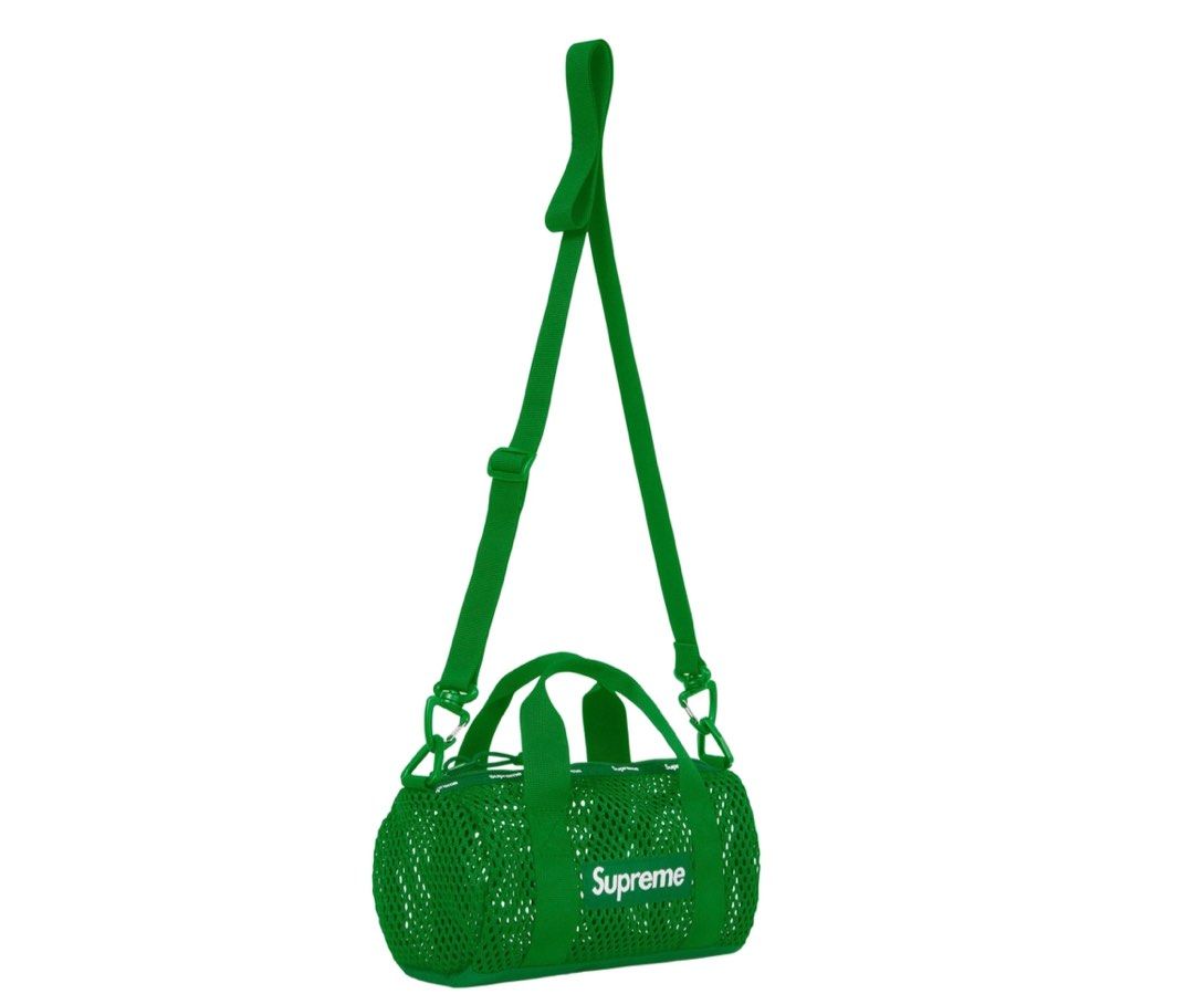supreme Mesh Mini Duffle Bag green