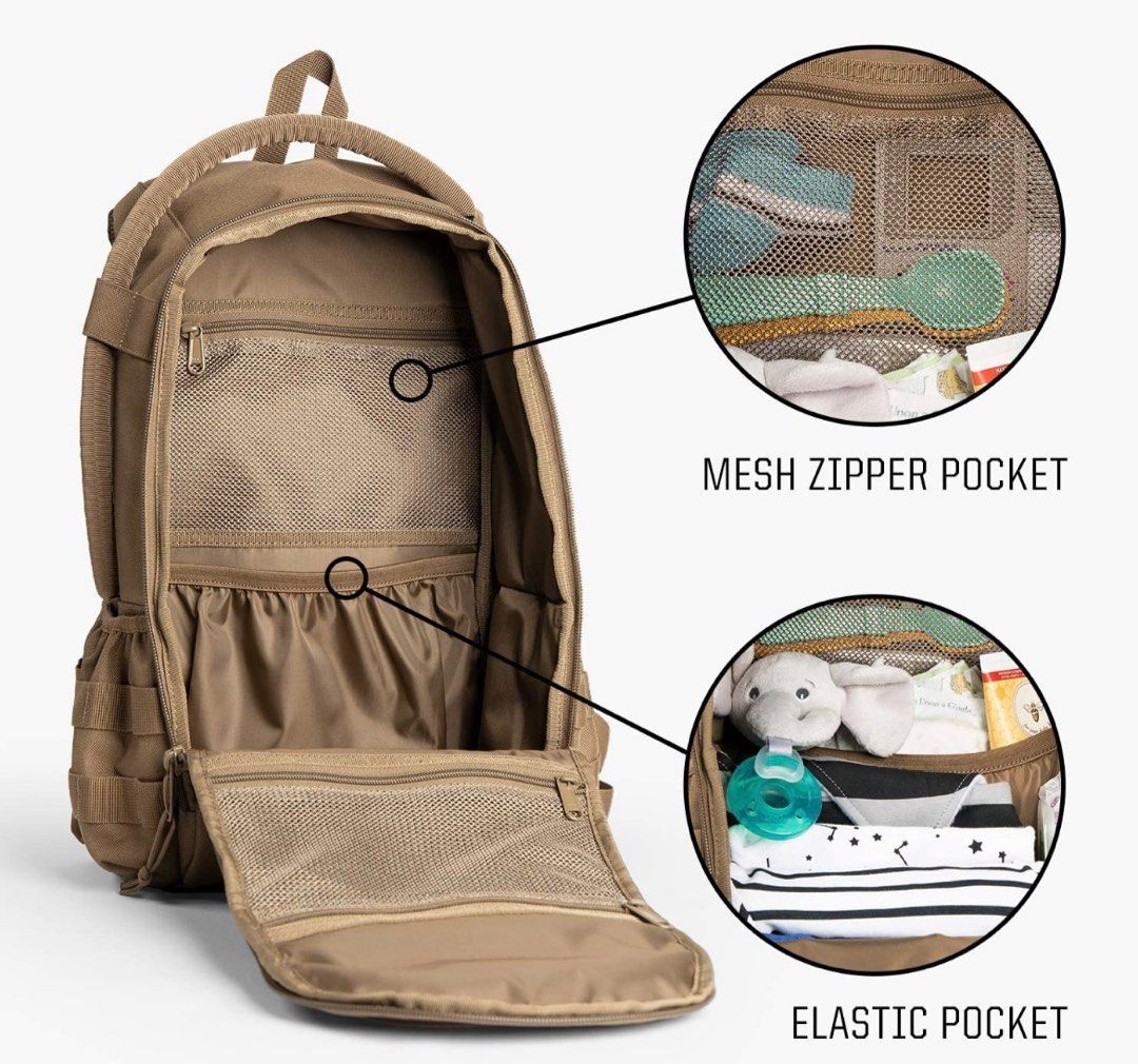 Tactical Baby Gear Diaper Bag, Men's Fashion, Bags, Backpacks on Carousell