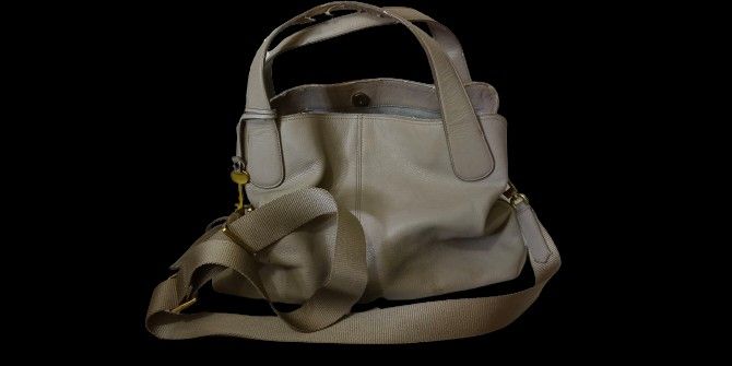 Tas Fossil Maya Satchel Light Taupe Fesyen Wanita Tas Dompet