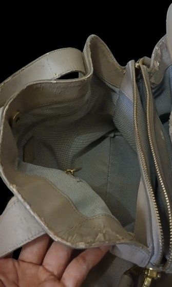 Tas Fossil Maya Satchel Light Taupe Fesyen Wanita Tas Dompet