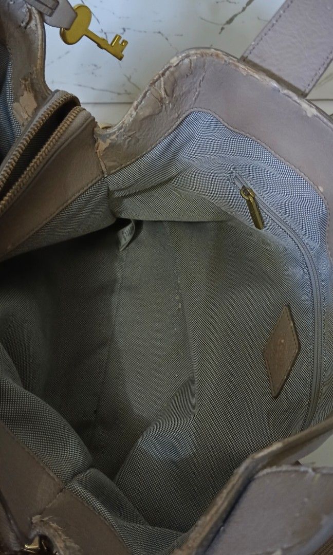Fossil maya satchel light taupe hotsell