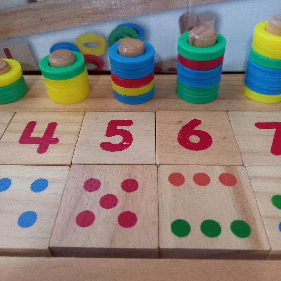 Teaching Logarithmic Math Board for Montessori Learning Math on Carousell