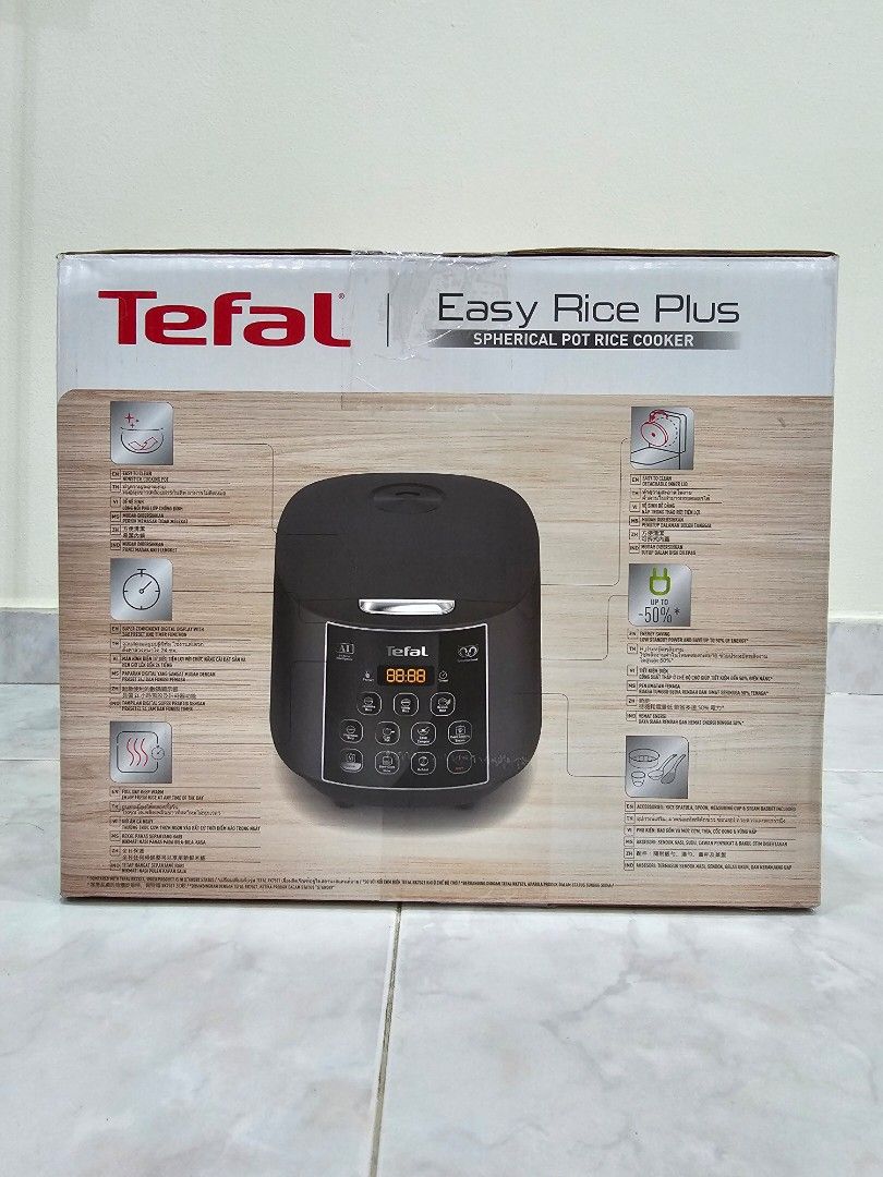 Tefal Easy Rice Plus Cooker RK736B65, TV & Home Appliances, Kitchen