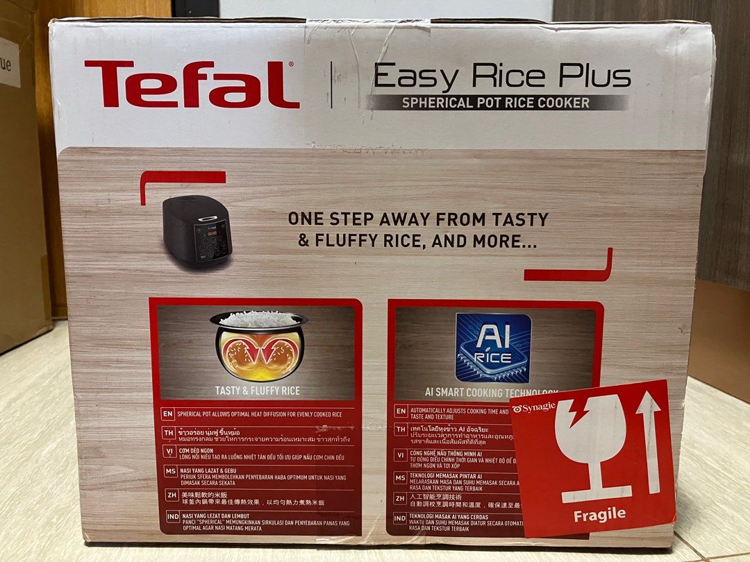 Tefal RK736B Rice Cooker Easy Rice Plus 1.8L, TV & Home Appliances