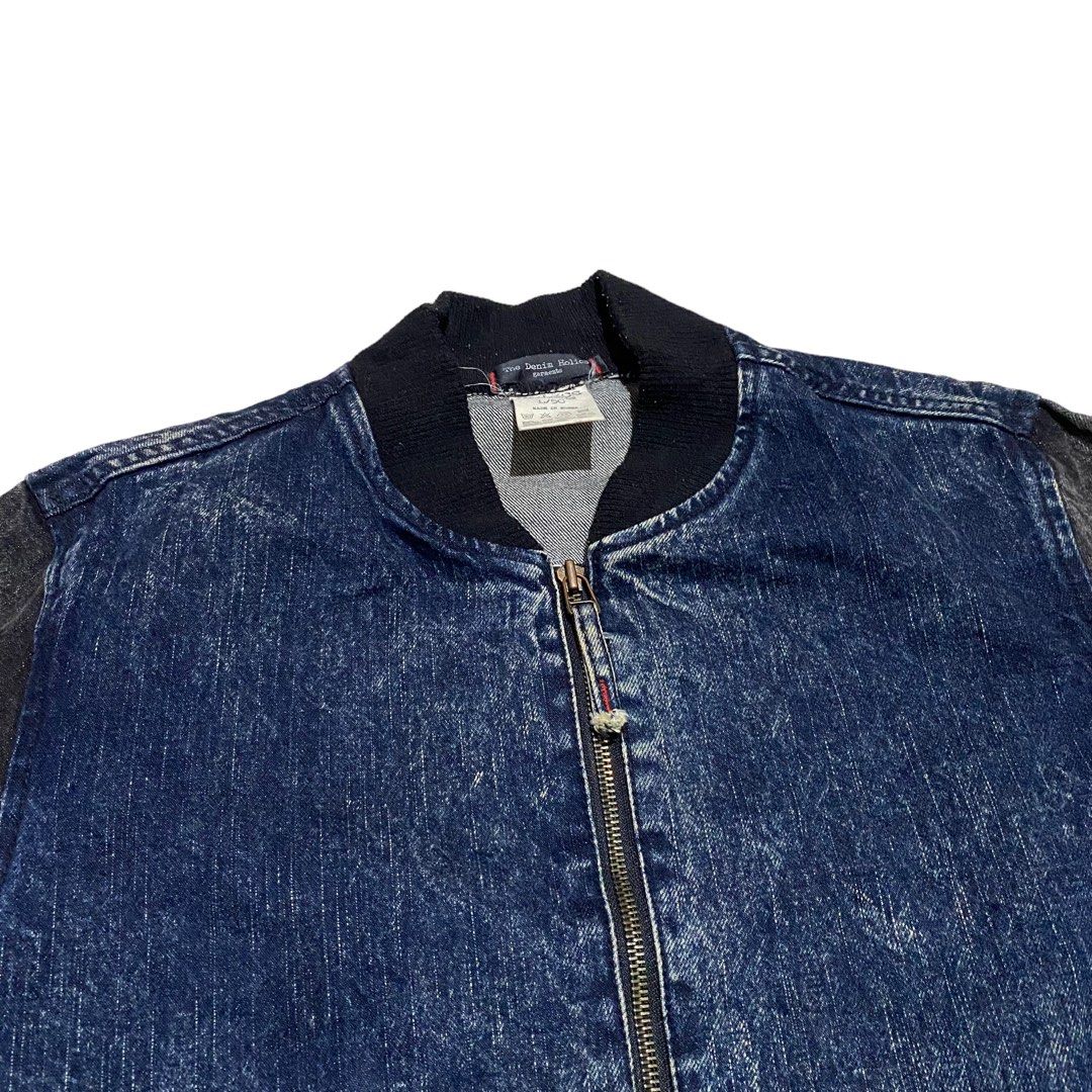 The denim holic garments f ck em bomber jacket Fesyen Pria Pakaian Baju Luaran di Carousell